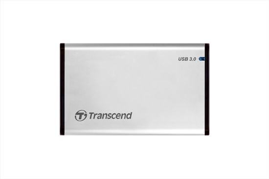 Transcend StoreJet 25S3 HDD/SSD enclosure Silver 2.5" USB powered1