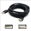 AddOn Networks Q6264A-AO USB cable 71.7" (1.82 m) USB 2.0 USB A USB B Black1