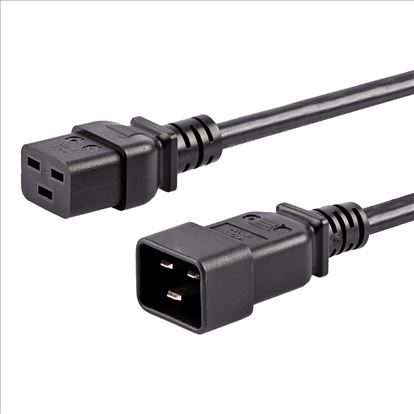 StarTech.com PXTC19201410 power cable Black 118.1" (3 m) C19 coupler C20 coupler1