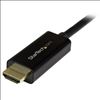 StarTech.com DP2HDMM2MB video cable adapter 78.7" (2 m) HDMI Type A (Standard) DisplayPort Black2