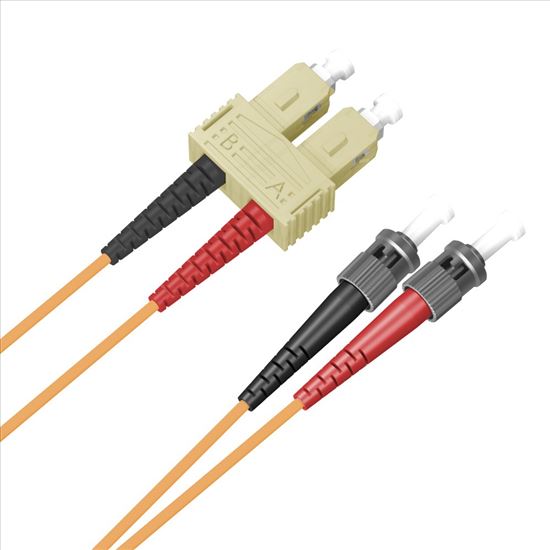 AddOn Networks ST-SC 15m fiber optic cable 590.6" (15 m) OM1 Orange1