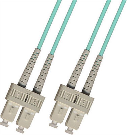 AddOn Networks SC/SC 7m fiber optic cable 275.6" (7 m) OM4 Turquoise1