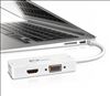 Siig Mini DisplayPort 1.2 - HDMI/DVI/VGA VGA + HDMI + DVI White8