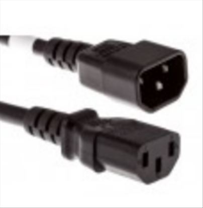 Unirise PWCD-C13C14-13A-03F-BLK power cable Black 35.4" (0.9 m) C13 coupler C14 coupler1