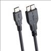 SYBA SY-CAB20169 USB cable 35.4" (0.9 m) USB 3.2 Gen 2 (3.1 Gen 2) USB C Micro-USB B Black1