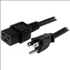 StarTech.com PXT515C19146 power cable Black 70.9" (1.8 m) NEMA 5-15P C19 coupler1