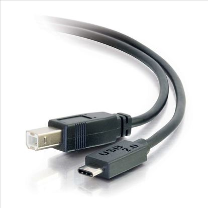 C2G 10ft, USB 2.0 Type C, USB B USB cable 120" (3.05 m) USB C Black1