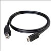 C2G 10ft, USB 2.0 Type C, USB B USB cable 120" (3.05 m) USB C Black3