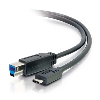 C2G 6ft, USB 3.0 Type C, USB B USB cable 72" (1.83 m) USB 3.2 Gen 1 (3.1 Gen 1) USB C Black1