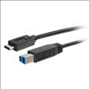 C2G 6ft, USB 3.0 Type C, USB B USB cable 72" (1.83 m) USB 3.2 Gen 1 (3.1 Gen 1) USB C Black2