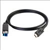 C2G 6ft, USB 3.0 Type C, USB B USB cable 72" (1.83 m) USB 3.2 Gen 1 (3.1 Gen 1) USB C Black3