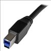 StarTech.com USB3SAB5M USB cable 196.9" (5 m) USB 3.2 Gen 1 (3.1 Gen 1) USB A USB B Black3