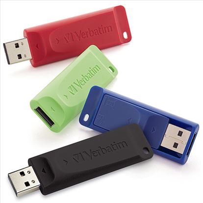 Picture of Verbatim Store 'n' Go 16GB USB flash drive USB Type-A 2.0 Black, Blue, Green, Red