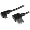 StarTech.com USB2AUB2RA2M USB cable 78.7" (2 m) USB 2.0 USB A Micro-USB B Black1