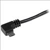 StarTech.com USB2AUB2RA2M USB cable 78.7" (2 m) USB 2.0 USB A Micro-USB B Black2