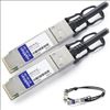 AddOn Networks QSFP+/QSFP+ 1 m InfiniBand cable 39.4" (1 m) QSFP+ Black1