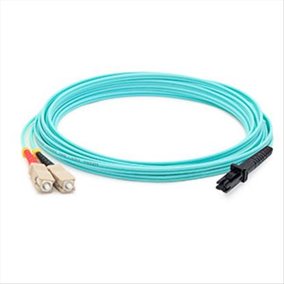 AddOn Networks MT-RJ - SC 1m fiber optic cable 39.4" (1 m) LC OM3 Turquoise1