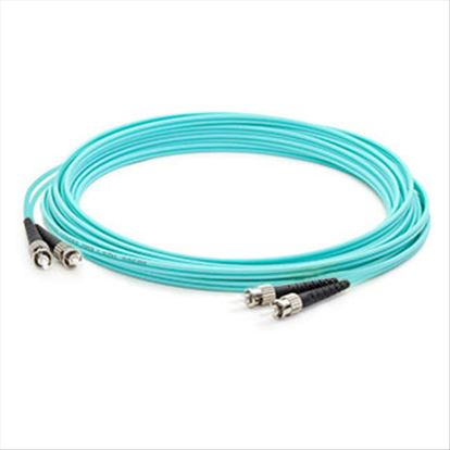 AddOn Networks ST-ST 10m fiber optic cable 393.7" (10 m) OM3 Turquoise1