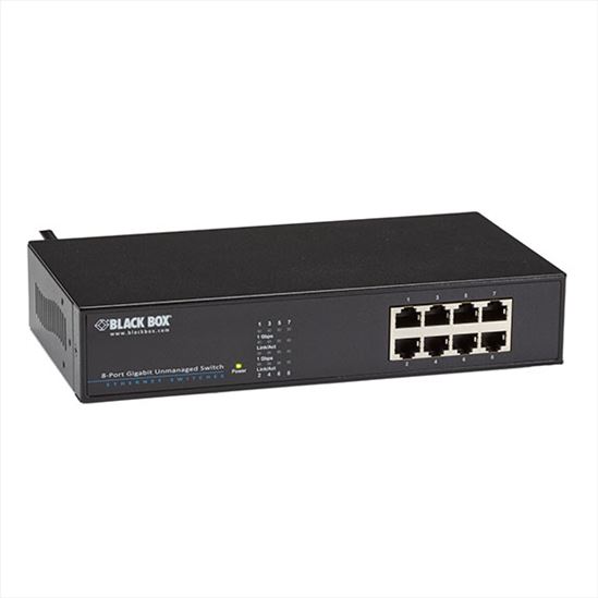 Black Box LGB408A-R2 network switch Unmanaged Gigabit Ethernet (10/100/1000)1