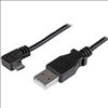 StarTech.com USBAUB2MRA USB cable 78.7" (2 m) USB 2.0 USB A Micro-USB B1