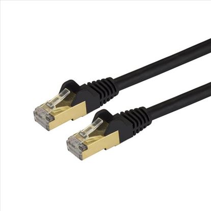 StarTech.com C6ASPAT3BK networking cable Black 35.4" (0.9 m) Cat6a S/UTP (STP)1