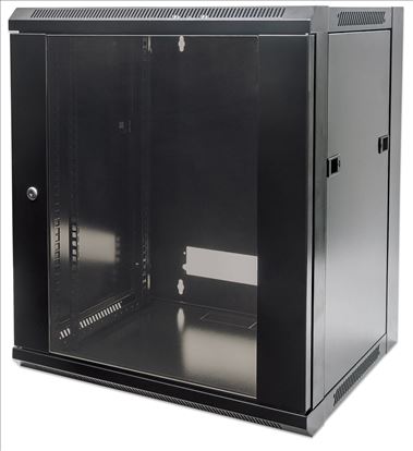 Intellinet 711869 rack cabinet 12U Wall mounted rack Black1