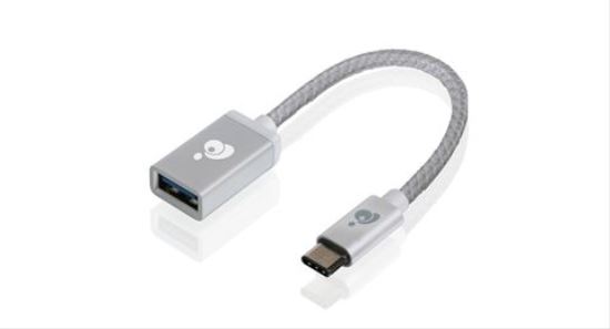 iogear G2LU3CAF10-SIL USB cable 3.94" (0.1 m) USB C USB A Silver1