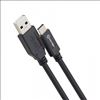 SYBA USB 2.0, 1m USB cable 39.4" (1 m) USB C USB A Black1