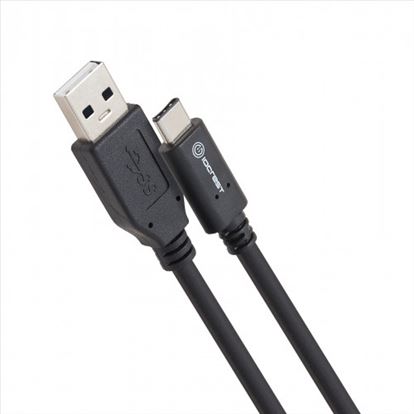 SYBA USB 2.0, 1m USB cable 39.4" (1 m) USB C USB A Black1