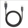 SYBA USB 2.0, 1m USB cable 39.4" (1 m) USB C USB A Black3