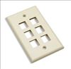 Intellinet 162968 outlet box Ivory1
