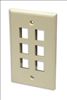 Intellinet 162968 outlet box Ivory2