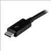 StarTech.com TBLT3MM1M Thunderbolt cable 39.4" (1 m) 20 Gbit/s Black2