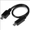StarTech.com UMUSBOTG8IN USB cable 7.87" (0.2 m) Mini-USB B Micro-USB B Black1
