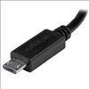 StarTech.com UMUSBOTG8IN USB cable 7.87" (0.2 m) Mini-USB B Micro-USB B Black3