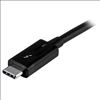 StarTech.com TBLT34MM50CM Thunderbolt cable 19.7" (0.5 m) 40 Gbit/s Black2
