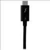 StarTech.com TBLT34MM50CM Thunderbolt cable 19.7" (0.5 m) 40 Gbit/s Black3