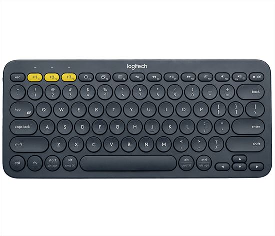 Logitech K380 Multi-Device keyboard Bluetooth QWERTY US English Gray1