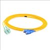 AddOn Networks APC/SC - SC, 1m fiber optic cable 39.4" (1 m) SC/APC OS1 Yellow1