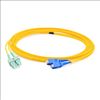 AddOn Networks APC/SC - SC, 3m fiber optic cable 118.1" (3 m) SC/APC OS1 Yellow1