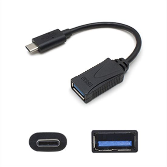 AddOn Networks USB 3.1 (C) - USB 3.0 (A), 0.17m USB cable 6.69" (0.17 m) USB 3.2 Gen 1 (3.1 Gen 1) USB C USB A Black1