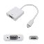 AddOn Networks USB 3.1 (C) - VGA, 0.2m USB graphics adapter White1