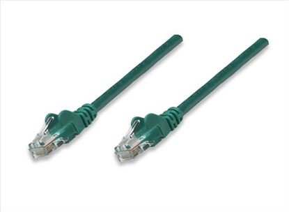 Intellinet Cat5e, 0.15 m networking cable Green 5.91" (0.15 m) U/UTP (UTP)1