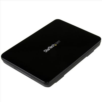 StarTech.com S251BPU31C3 storage drive enclosure HDD/SSD enclosure Black 2.5"1