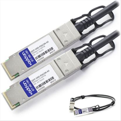 AddOn Networks QFX-QSFP-DAC-50CM-AO InfiniBand cable 19.7" (0.5 m) QSFP+ Black1