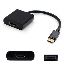 AddOn Networks BU989AV-AO-5PK video cable adapter DisplayPort HDMI Black1