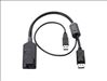 Hewlett Packard Enterprise KVM Console USB/Display Port Interface Adapter KVM cable Black1