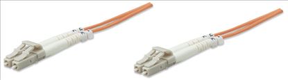 Intellinet 2.0m LC M/M fiber optic cable 78.7" (2 m) OM1 Orange1