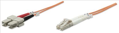 Intellinet 2m LC/SC fiber optic cable 78.7" (2 m) OM1 Orange1