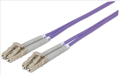 Intellinet 751162 fiber optic cable 118.1" (3 m) LC OM4 Violet1